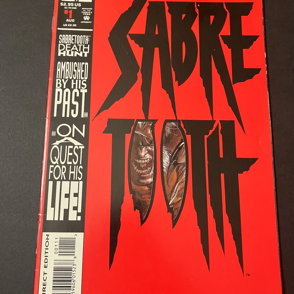 Marvel Comics 1993 Issue 1 SaberTooth Direct Edition